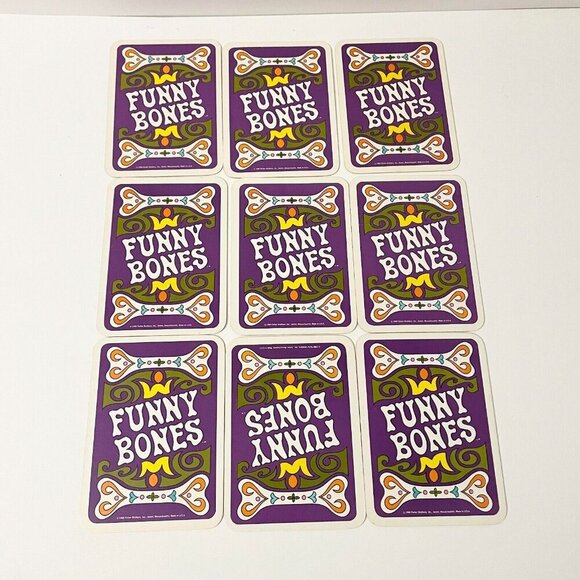 Vintage 1968 Funny Bones Card Game Parker Brothers Missing Instructions - Picture 12 of 16